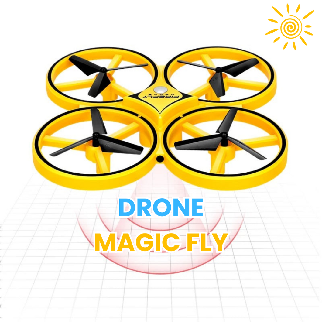 Magic Fly™ -  Brinquedo Drone Quadricóptero - Criativa Kids