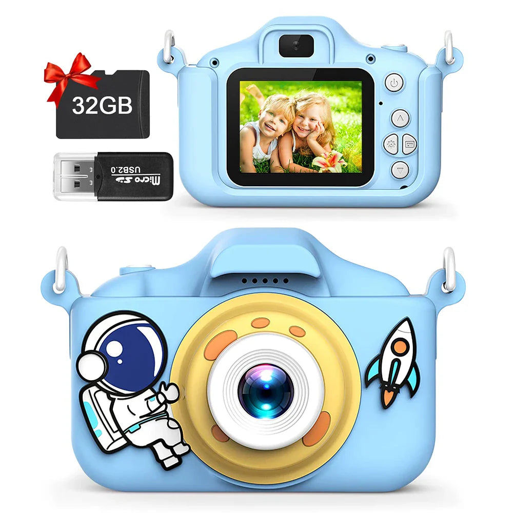 Kit Câmera Digital Infantil - Criativa Kids - Acompanha Cartão de Memória 32GB de Graça!