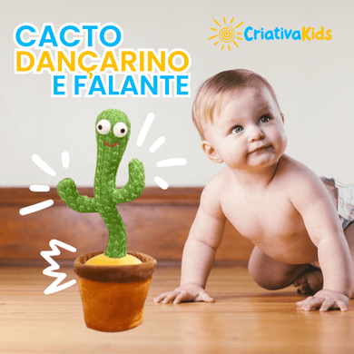 Cacto Dançarino e Falante - Criativa Kids - CriativaKids