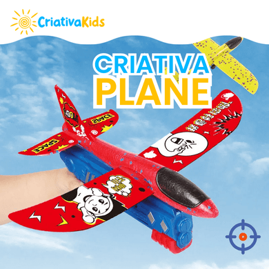 Criativa Plane - Avião Planador + Brinde Exclusivo - Criativa Kids - CriativaKids