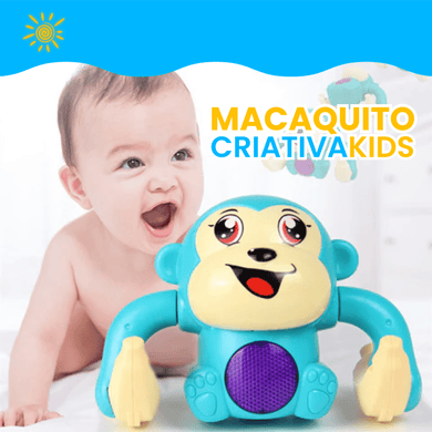 Macaquito Criativa Kids - Macaco de Brinquedo interativo - CriativaKids